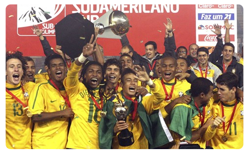 Le Brésil de Neymar, champion 2011 Brésil