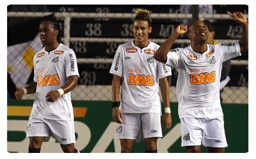 Neymar et Borges freinent le Fogão Santos