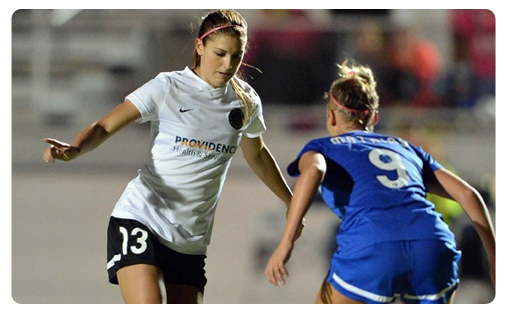 Alex Morgan Alex Morgan et Portland accrochés en ouverture